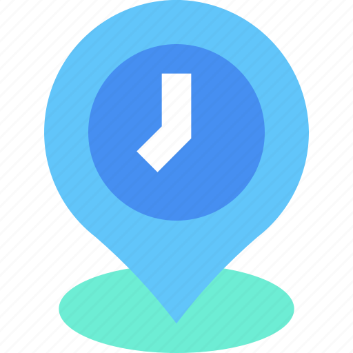 Time, clock, timer, tracking, location, map, pin icon - Download on Iconfinder