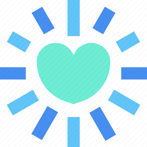 Love shine, glow, shine, loving, bright, love, heart icon - Download on Iconfinder