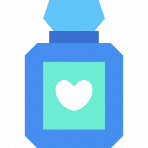 Perfume, bottle, fragrance, spray, scent, love, heart icon - Download on Iconfinder