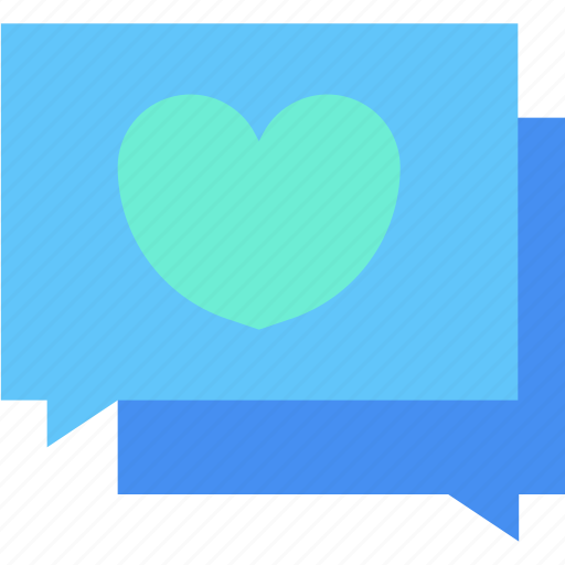 Talk, chat, chatting, message, notification, love, heart icon - Download on Iconfinder