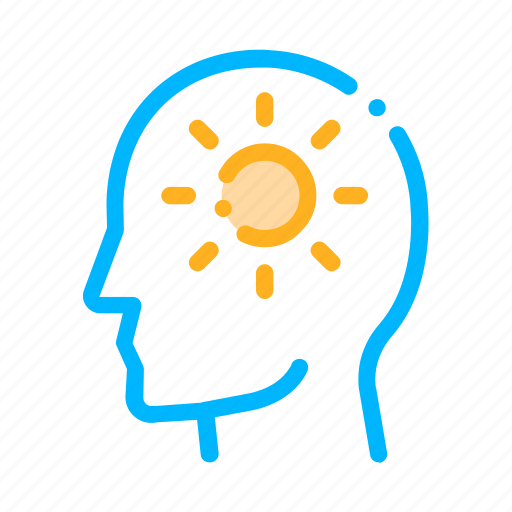 Man, mind, shining, silhouette, sun icon - Download on Iconfinder
