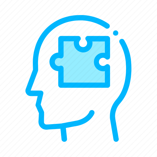 Detail, man, mind, puzzle, silhouette icon - Download on Iconfinder