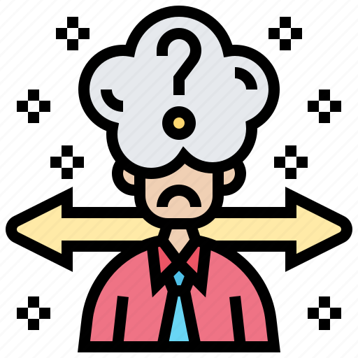Confuse, decision, lost, problem, question icon - Download on Iconfinder