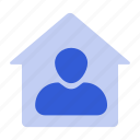 avatar, home, profile, user