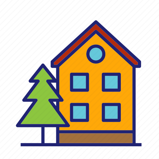 Building, house, tower, mountain, home, construction, apartment icon - Download on Iconfinder