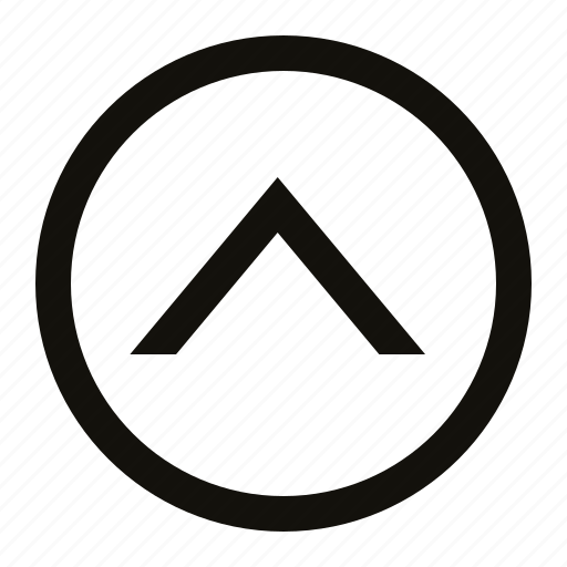 Circle, medium, chevron icon - Download on Iconfinder