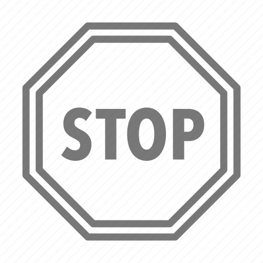 Drive, stop, sign, road, stopsign, stop sign icon - Download on Iconfinder