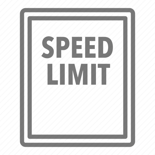 Drive, speed, sign, speed limit, speed limit sign icon - Download on Iconfinder