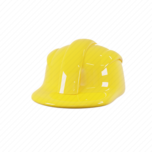 Safety, hat, helm, protection, security 3D illustration - Download on Iconfinder
