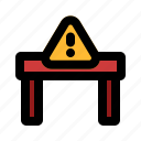 caution, triangle, mining, warning