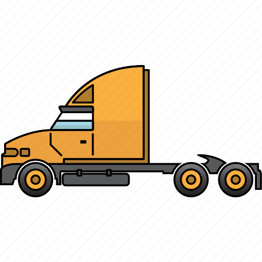 Construction, earth mover, highway, mining, mining vehicles, semi-trailer, truck icon - Download on Iconfinder