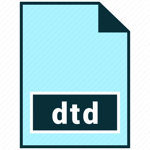 Dtd, file formats, misc icon - Download on Iconfinder