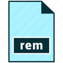 file formats, misc, rem