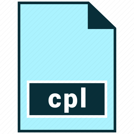 Cpl, file formats, misc icon - Download on Iconfinder