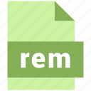 misc file format, rem