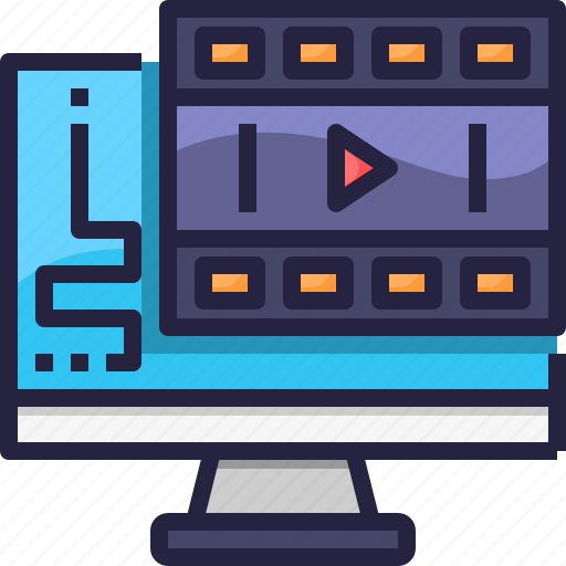 Edit, editor, movie, production, video icon - Download on Iconfinder