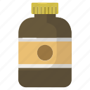 syrup, bottle, food, medical, jar
