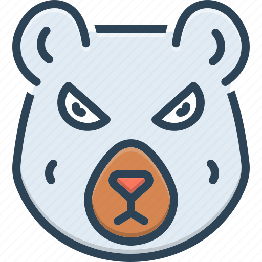 Bear, dangerous, grizzly, hunting, omnivores animal, polar bear, predator icon - Download on Iconfinder