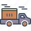 carriage, conveyance, delivery, dispatch, distribution, transport, transportation 