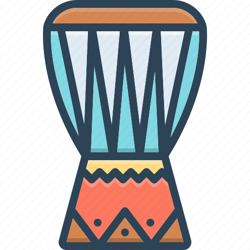 African drum, bongo, djembe, drum, entertainment, equipment, instrument icon - Download on Iconfinder
