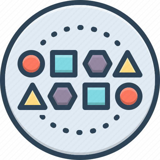 Assembly, cluster, collection, conglomeration, geometrical, set icon - Download on Iconfinder
