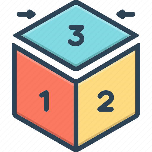 Choice, cube, dice, number, object, third icon - Download on Iconfinder