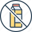 ban, container, forbidden, ingredient, items, unhealthy, without 
