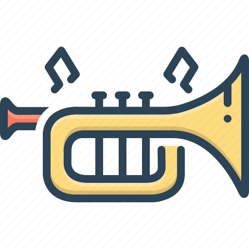 Acoustic, classical, entertainment, instrument, music, musical instrument, trumpet icon - Download on Iconfinder