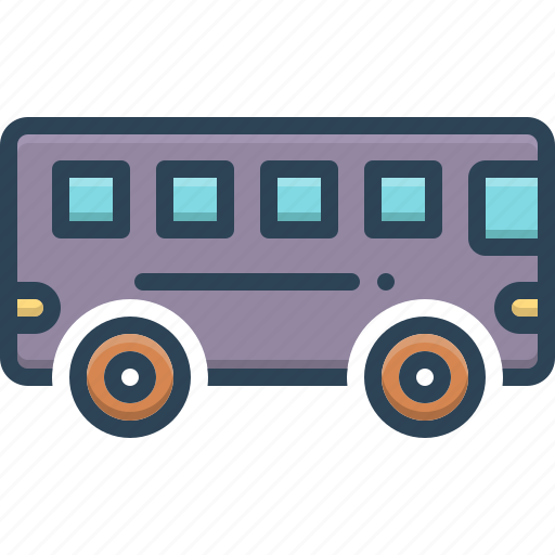 Bus, transport, commercial, passenger, public, transportation, travel icon - Download on Iconfinder
