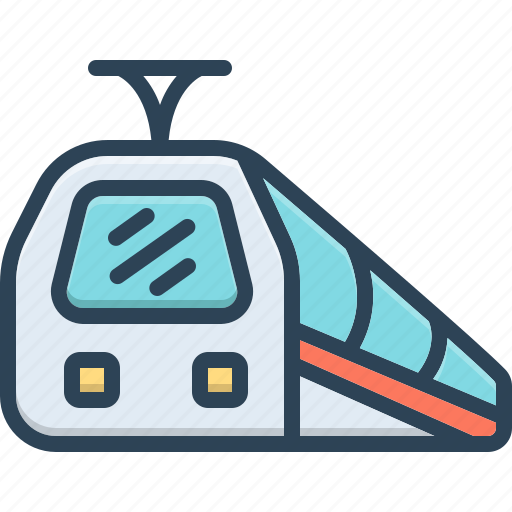 Train, subway, railway, speed, engine, travel, passenger icon - Download on Iconfinder