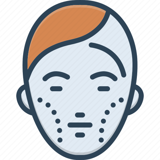 Skin, face, pelt, dermatology, wrinkle, pimple, disease icon - Download on Iconfinder