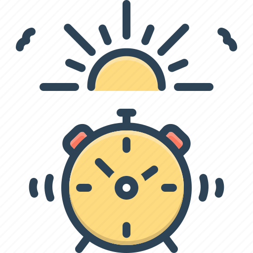 Early, soon, morning, awake, clock, alram, sunrise icon - Download on Iconfinder