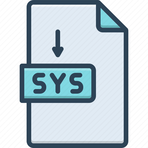 Sys, document, software, element, file, format, object icon - Download on Iconfinder
