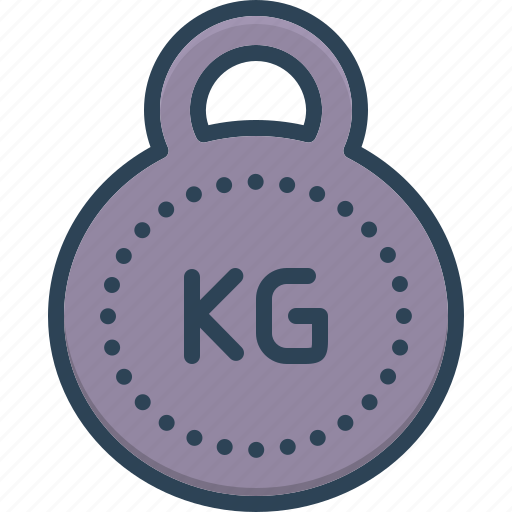 Kg, kilogram, mass, weight, balance, unit, weight unit icon - Download on Iconfinder
