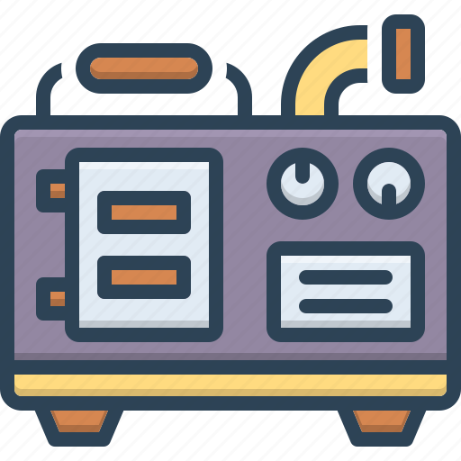 Generators, electric, diesel, power, battery, engine, portable icon - Download on Iconfinder