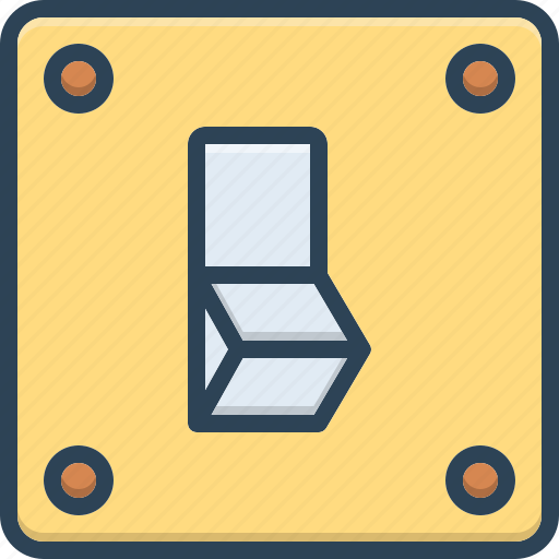 Off, switch, electrical, power, electronic, on, toggle icon - Download on Iconfinder
