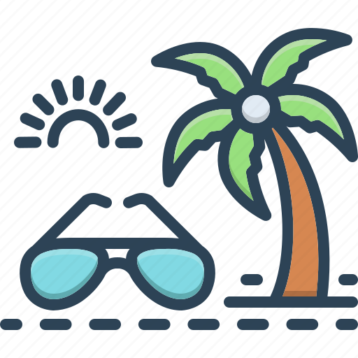 Vacations, holiday, leisure, quitting, picnic, outing, summer time icon - Download on Iconfinder