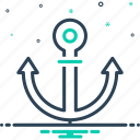 navy, nautical, marine, anchor, hook, yacht, antique