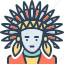 apache, mascot, american, warrior, culture, tribe, costume 