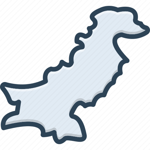 Pakistan, country, muslim, landmark, border, capital, map icon - Download on Iconfinder