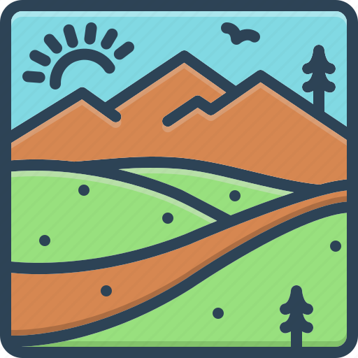 Scenic, beautiful, pretty, graceful, nature, mountain icon - Download on Iconfinder