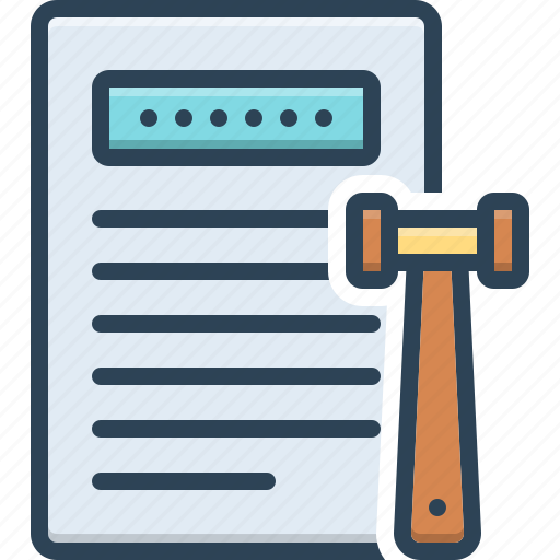 Clause, fragment, section, paragraph, article, auction, authority icon - Download on Iconfinder
