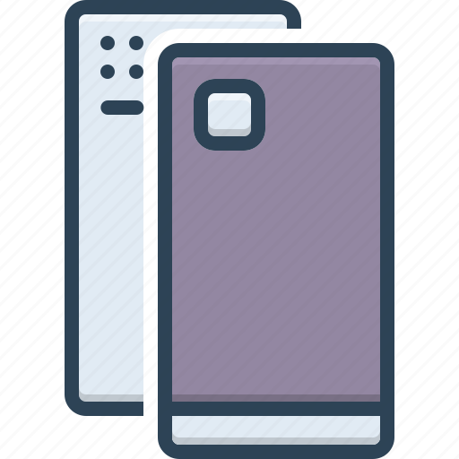 Cover, case, phone, protection, plastic, mockup, template icon - Download on Iconfinder