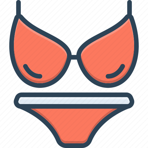 Lingerie, underwear, gymnastics, swimwear, clothes, bikini icon - Download on Iconfinder