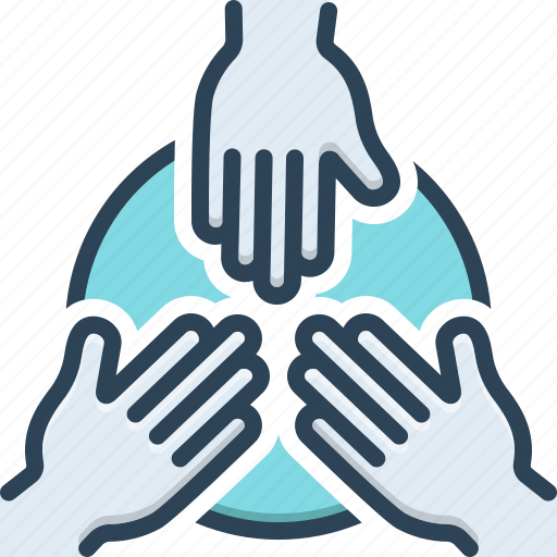 Together, with, among, community, friend, hand, support icon - Download on Iconfinder