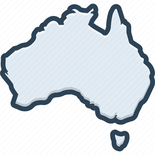 Canberra, landmarks, australian, contour, country, concept, map icon - Download on Iconfinder
