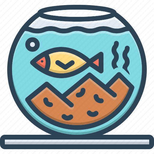 Aquarium, fish, sea, fishbowl, water, amphiprion, floating icon - Download on Iconfinder