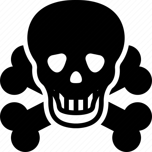 Toxic, poisonous, hazard, danger, biohazard, skull, crossbones icon - Download on Iconfinder