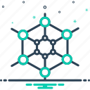 polymer, molecule, polypropylene, cell, structure, atom model