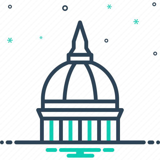 Dome, cupola, capitol, building, washington, government, legislature icon - Download on Iconfinder